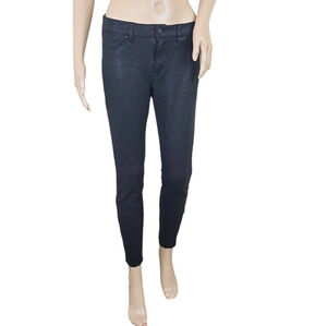 Refuge Collection Faux Shiny Micro Snakeskin Print Pants Size 6